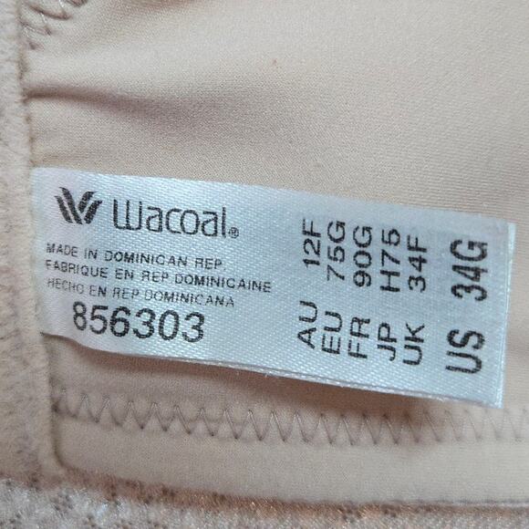 Wacoal Back Appeal Wirefree Contour Bra Rose Dust 856303 Size 34G - Picture 4 of 7